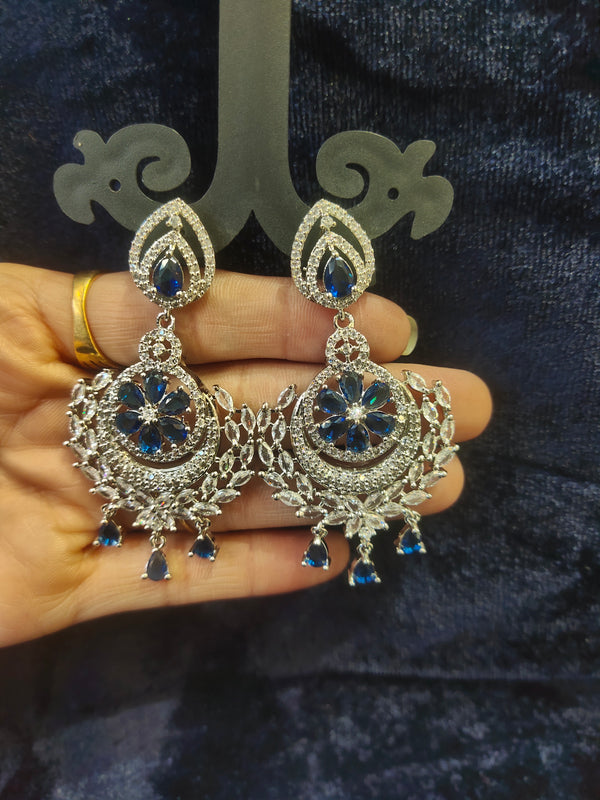 AD Stone Nevy blue Earring