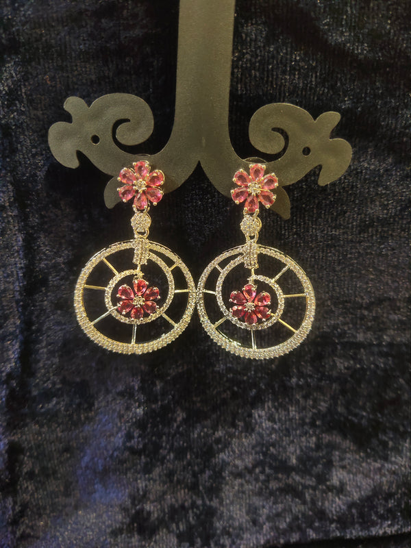 AD stone Earring