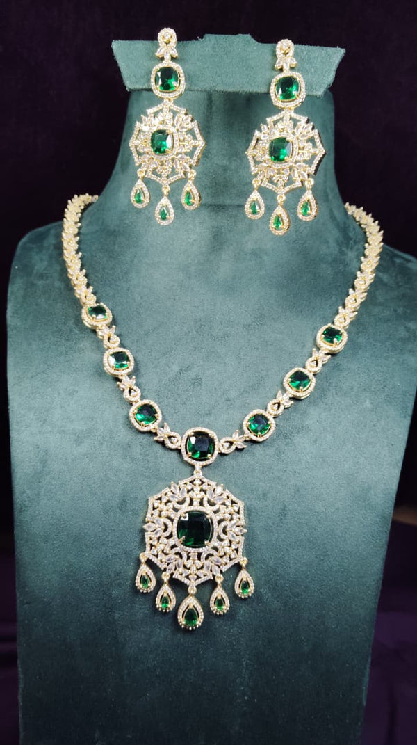 Long Stone Necklace