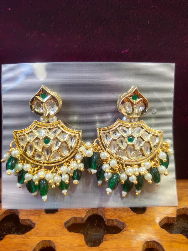 Kundan chnadbali Earring