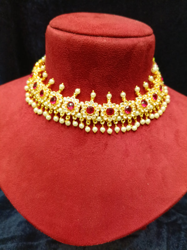 Moti Pearl Traditional Necklace