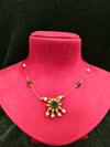Delicate Necklace Invisible necklace with stone and moti pearl