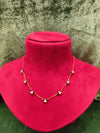 Short Length New Design Stone Mangalsutra Artificial Imitation Mangalsutra With Black Breads