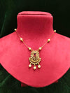 Delicate Stone Necklace Invisible necklace with pearl