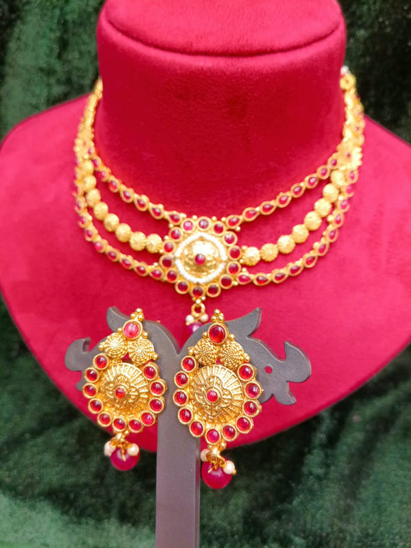 Rajvadi Kundan Necklace