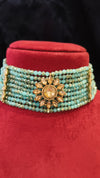 Necklace Choker with Colour beads