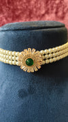Choker Necklace with Moti Pearl Stone