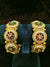 Pearl Moti with Kundan 2 pic Bangles Size 2.4
