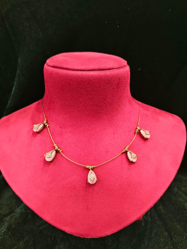 Delicate Necklace Invisible necklace with stone