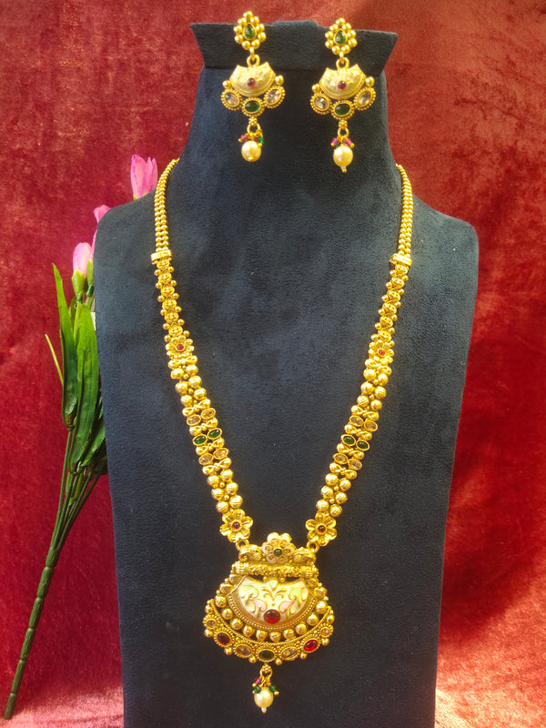 Long Antique Rajvadi Neckles