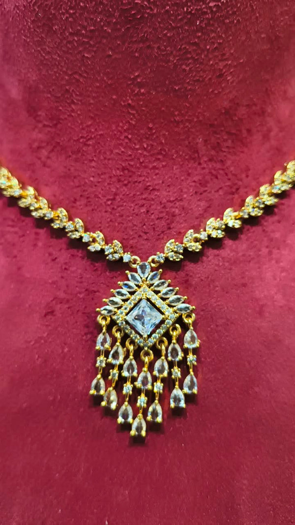 Stone AD Necklace