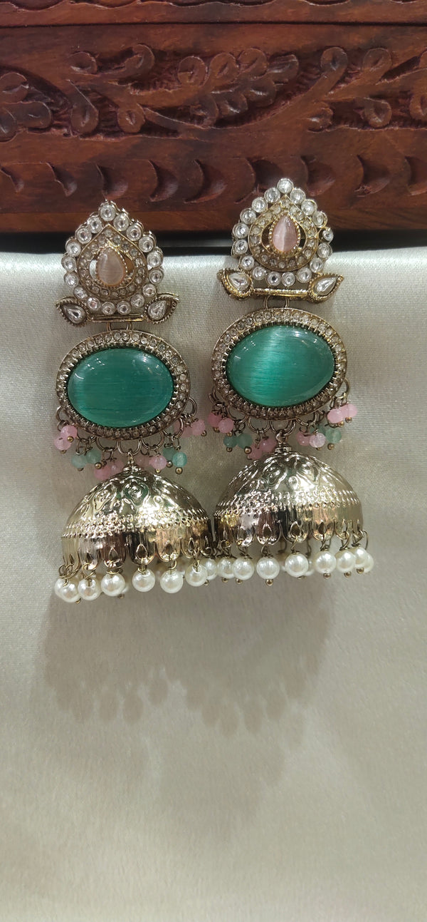 Heritage Kundan Zumka Earring
