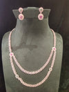 Delicate Long AD Necklace Layer...
