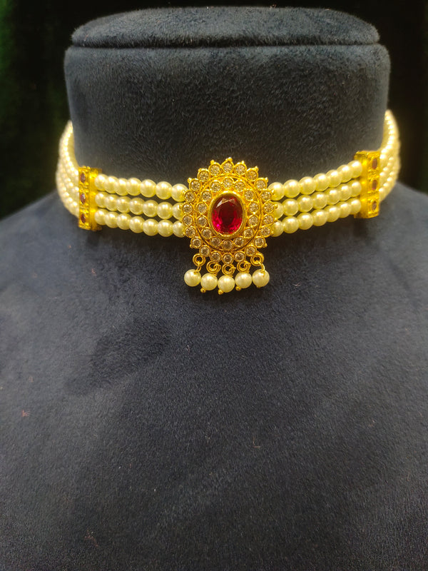 Premium Moti Pearl Choker