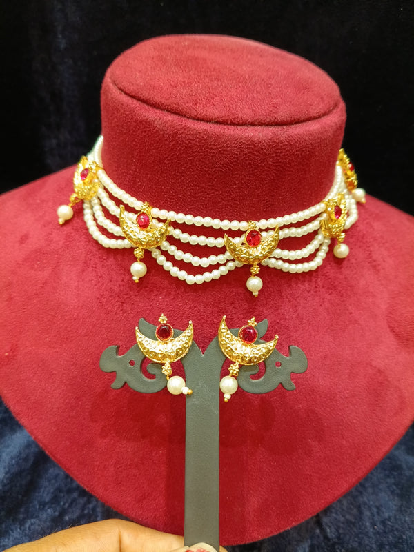 Moti Pearl Traditional Necklace