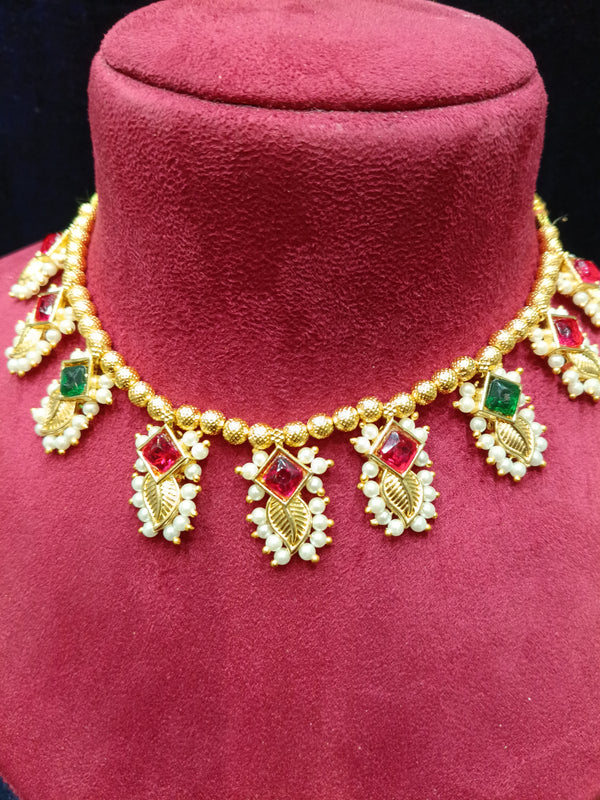 Moti Pearl Traditional Necklace