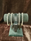 Stone Silver Polish Bangles Size 2.2 4 pic