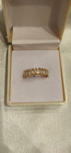 Adjustable finger Ring Gold plated