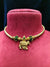 Traditional Short Necklace Kanthi with Cow Calf Pendant