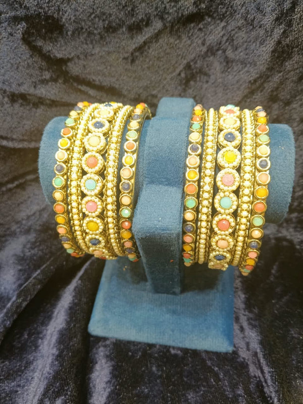 Kundan Bangles 2.8size