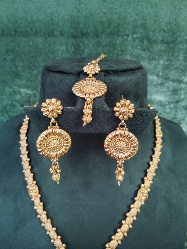 Long gold plated Necklace