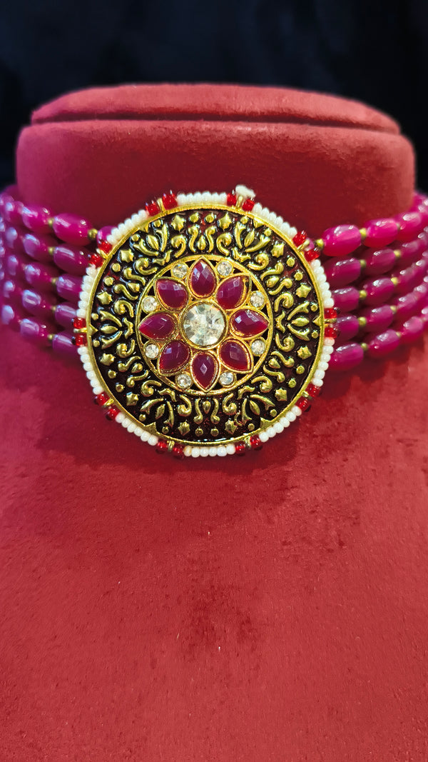 Choker Necklace Kundan