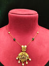 Delicate Necklace Invisible necklace with stone moti kundan