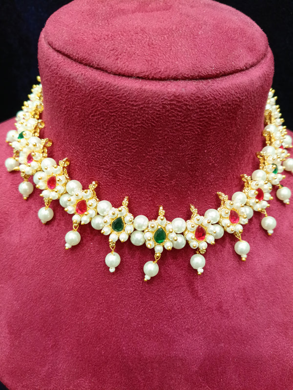 Moti Pearl Traditional Necklace