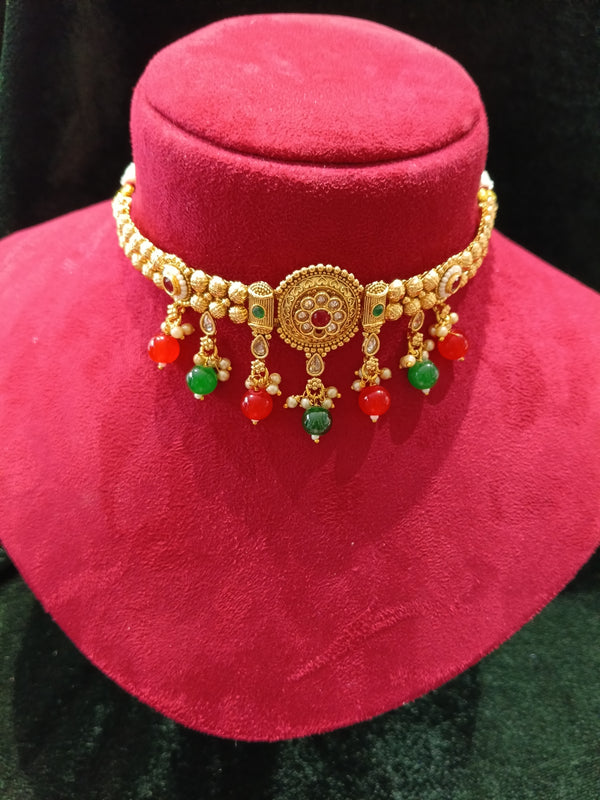 Rajvadi Antique Choker