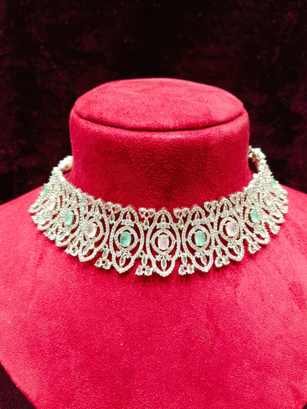 AD stone Choker