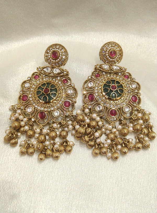 Heritage Kundan Earring