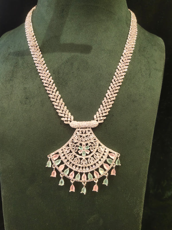 Long AD Stone Necklace