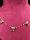 Delicate Necklace Invisible necklace with stone with moti Pearl