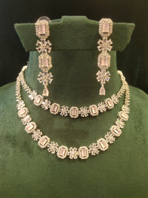 Layer AD Stone Necklace