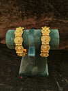Gold polish Rajwadi Style 2 pic Bangles Size 2.4
