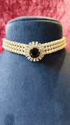 Choker Necklace With Black Stone