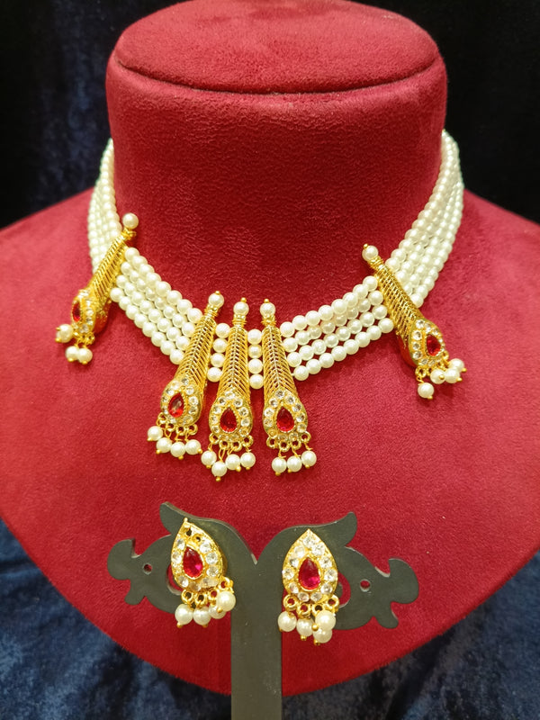 Moti Pearl Traditional Necklace