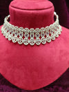 AD Stone Choker Necklace