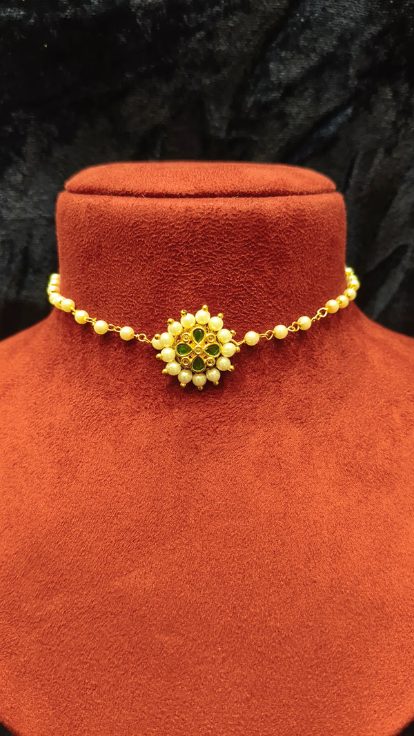 Moti Choker Necklace