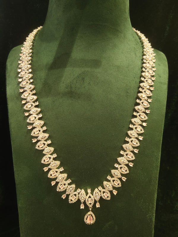 AD Stone Long Necklace