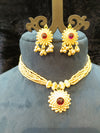 Thushi moti Goldan Necklace