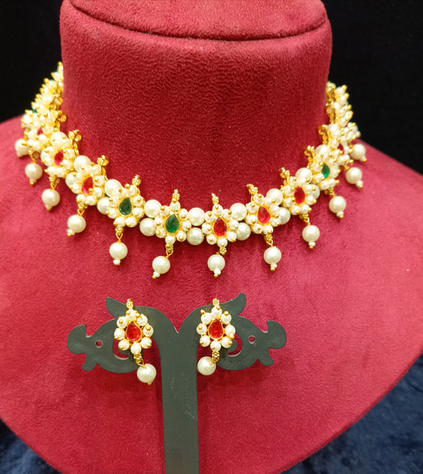 Moti Pearl Traditional Necklace