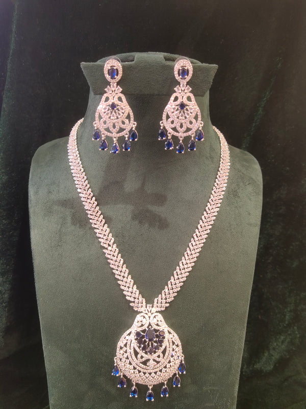 Long AD Stone Necklace
