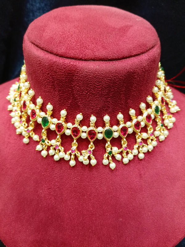 Moti Pearl Traditional Necklace