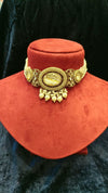 Choker With Stone And Moti