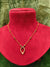 Short Length New Design Mangalsutra Artificial Imitation Short Mangalsutra With Black Breads And Stone Pendant
