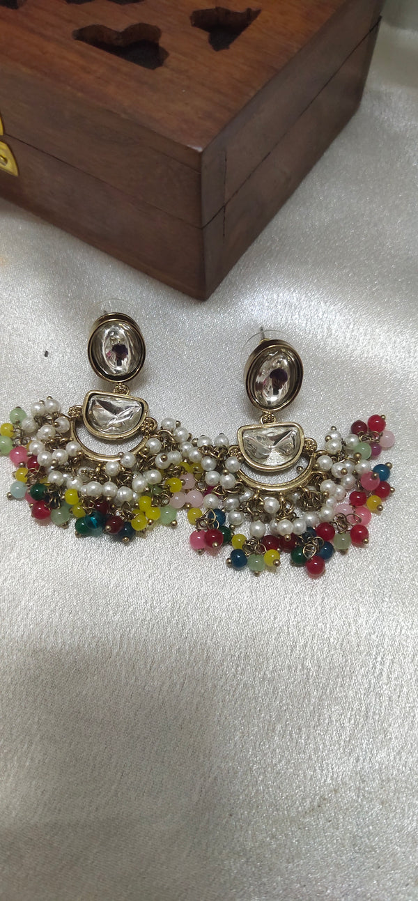 Kundan Chandbali Earring