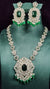 Long Stone Necklace with Earrings