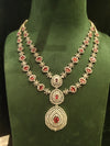 AD Stone Layer Long Necklace