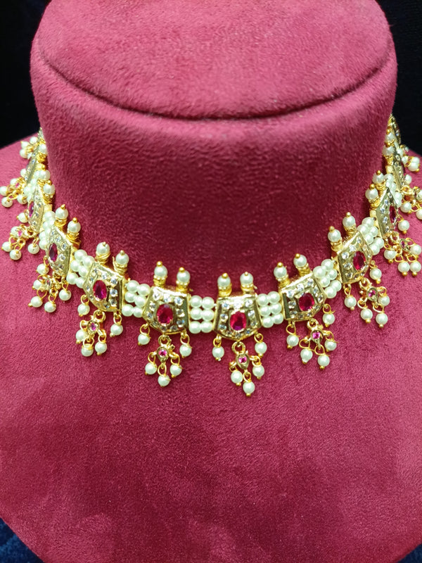 Moti Pearl Traditional Necklace